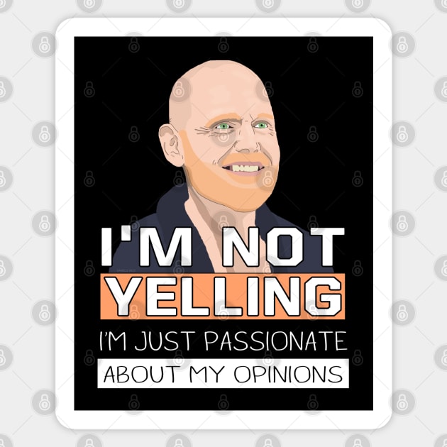 Bill Burr Sticker by Danielle